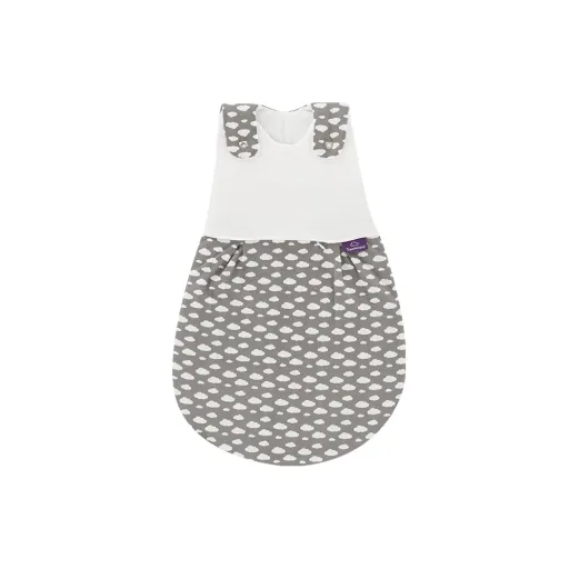 Träumeland Liebmich Baby Schlafsack, Schlummersack, Innenschlafsack Set - Wolke Grau 3tlg. Set, Grösse: 80/86