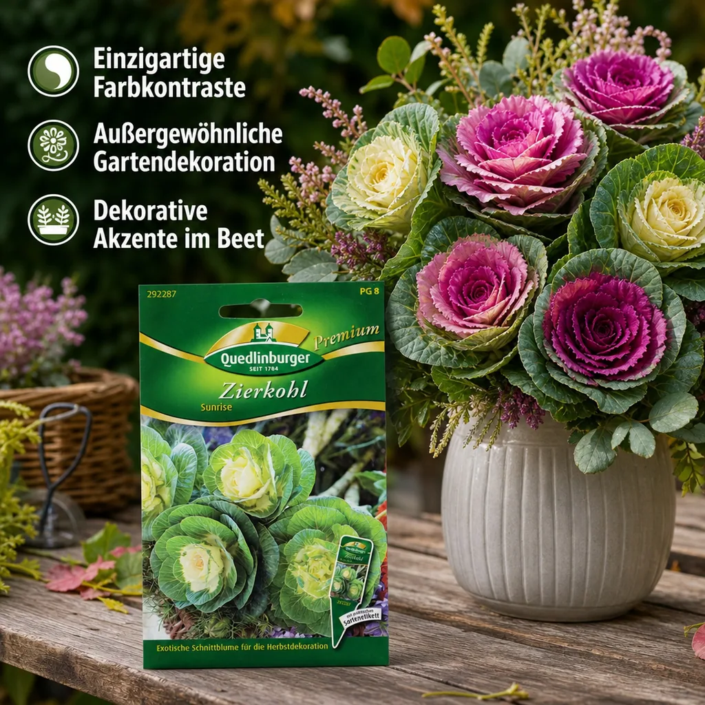 Zierkohl Sunrise kaufen, winterhart & pflegeleicht