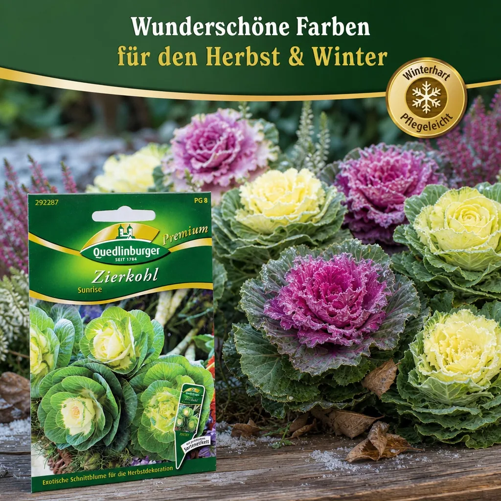 Zierkohl Sunrise kaufen, winterhart & pflegeleicht