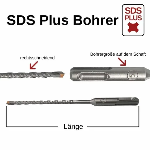 Hammerbohrer SDS Plus, 18mm, 4 Schneider, Betonbohrer