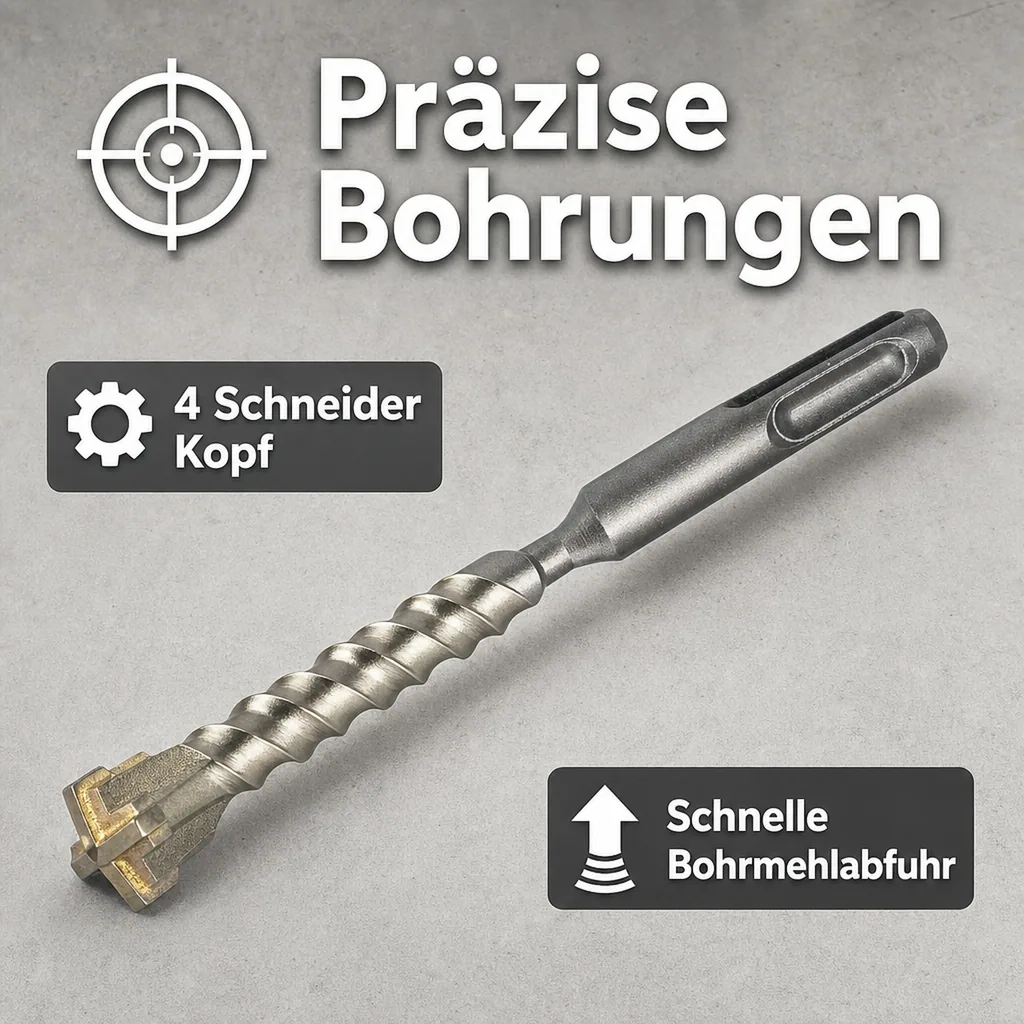 Hammerbohrer SDS Plus, 18mm, 4 Schneider, Betonbohrer