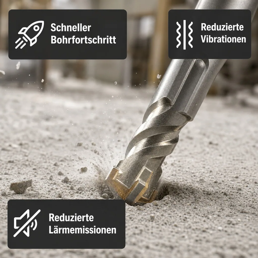 SDS Bohrer, Hammerbohrer 6,5mm, Betonbohrer, Steinbohrer