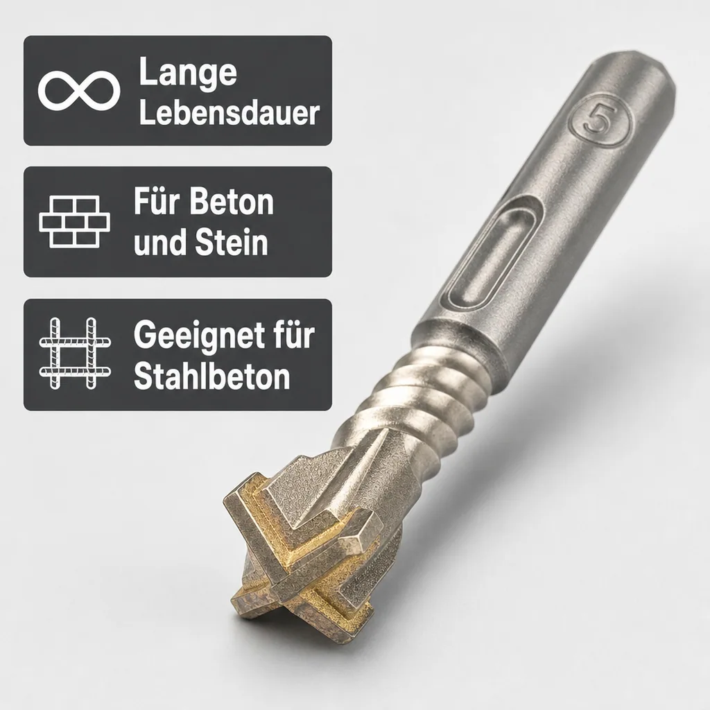 SDS Bohrer, Hammerbohrer 6,5mm, Betonbohrer, Steinbohrer