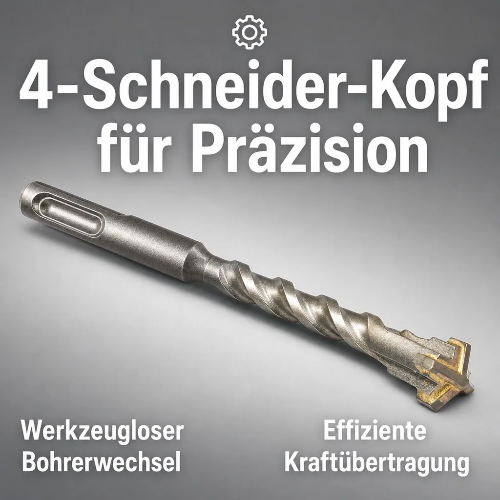 SDS Bohrer, Hammerbohrer 6,5mm, Betonbohrer, Steinbohrer