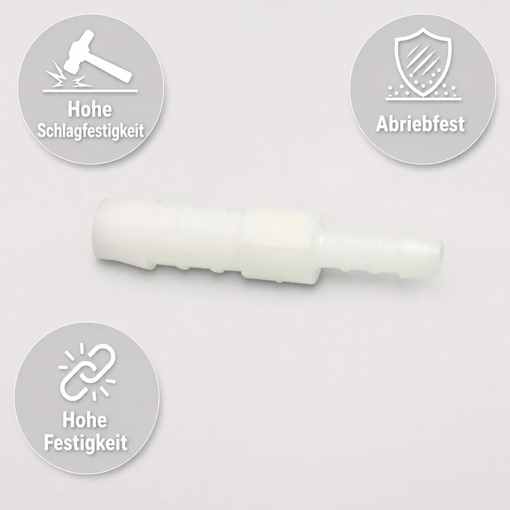 Schlauchverbinder Kunststoff Tülle reduziert 10 mm x 6 mm