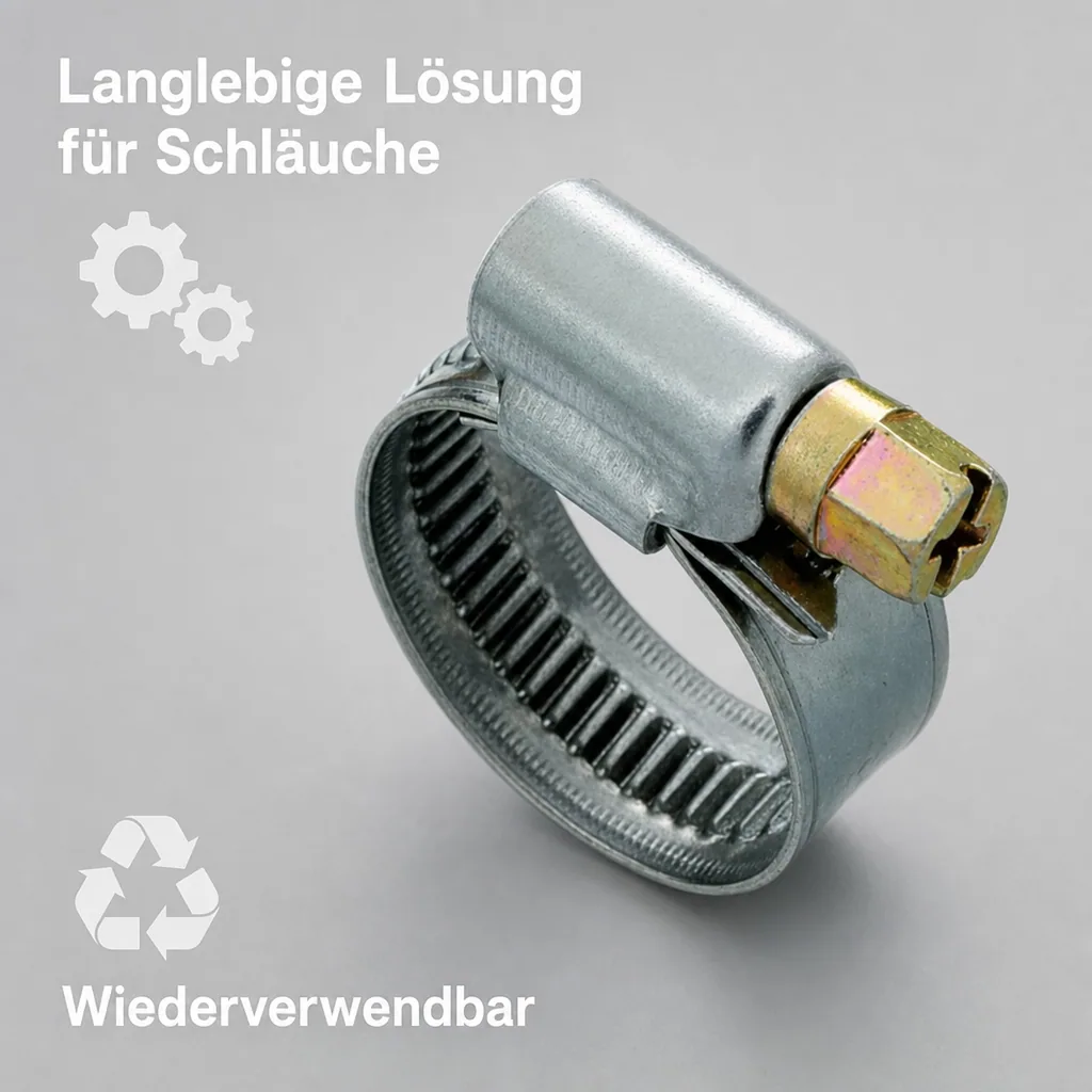 Schlauchschelle, Edelstahl, W4, 12 mm, 60-80 mm