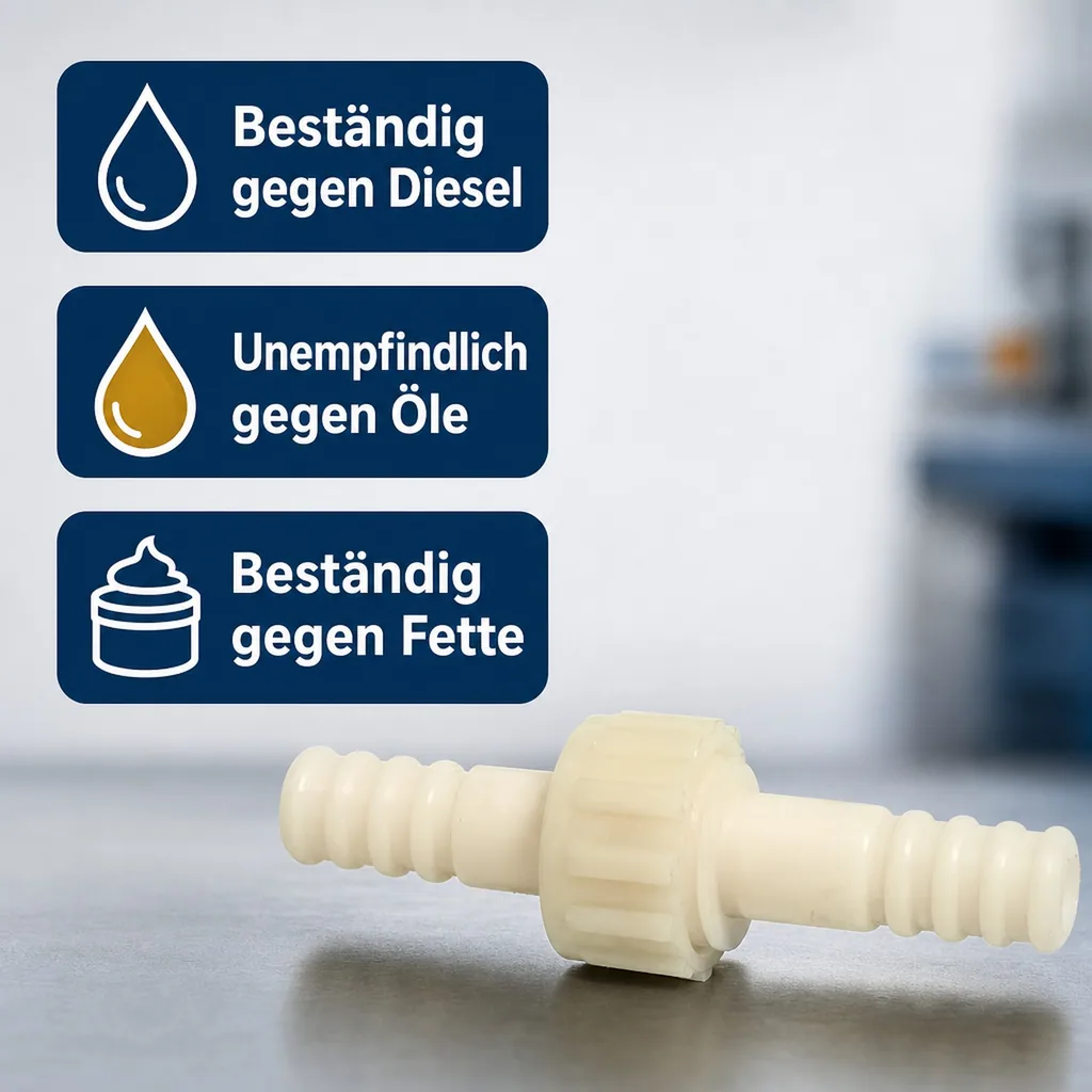 Schlauchverbinder Kunststoff 3/3 Kupplung Tülle 25 mm