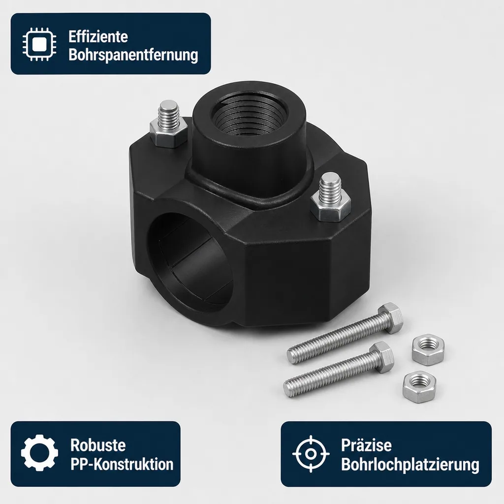 PP Anbohrschelle 40 x 1"