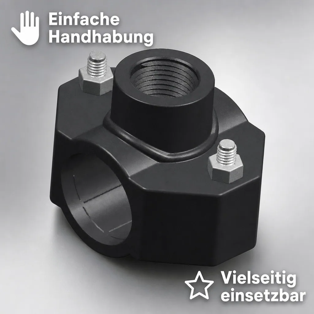PP Anbohrschelle 40 x 1"