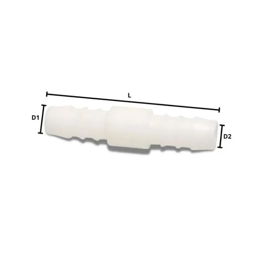 Schlauchverbinder 13mm, Kunststoff, Garten, Tülle, Schlauchkupplung