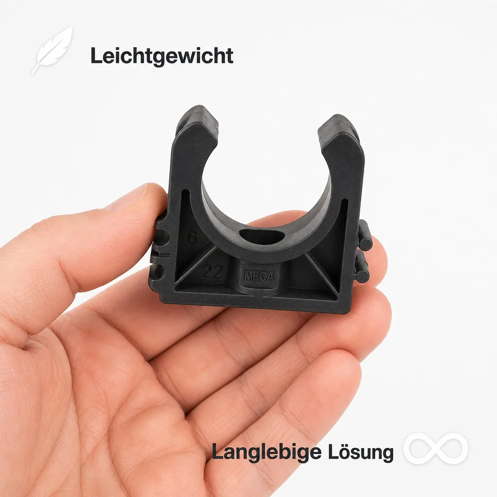 PVC Rohr 32mm, Rohrklemme 32mmshop, PVC Fittings