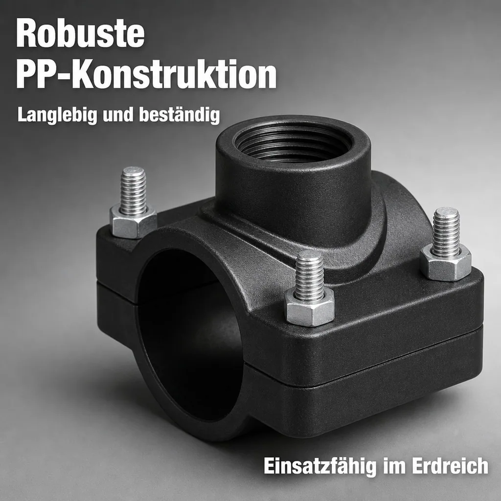PP Anbohrschelle 63 x 1 1/2"