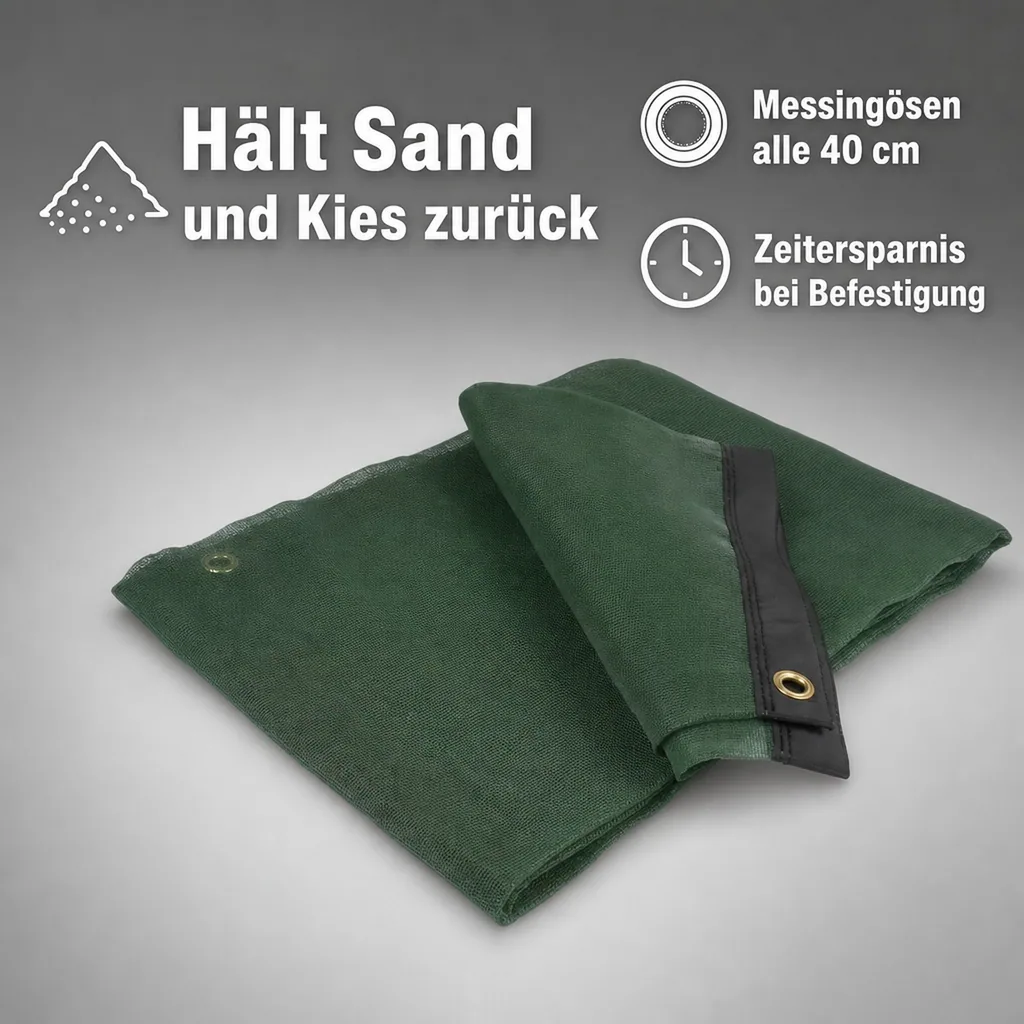 Anhängernetz, Containernetz, PE-Monofilgewebe, 3,2 x 7,5 m (24m²)