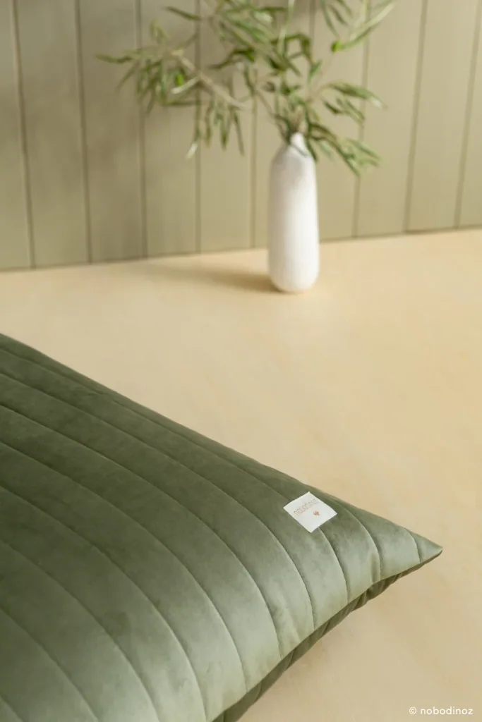 Nobodinoz Sitzsack "Essaouira" Samt olivgrün