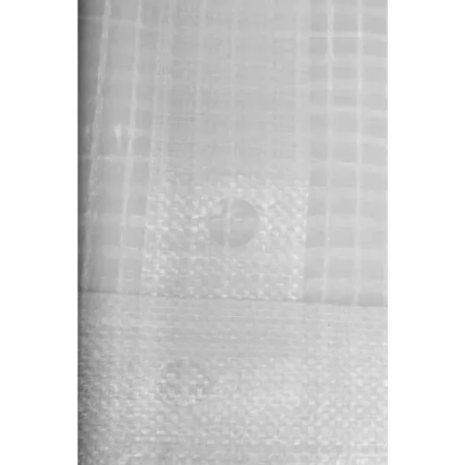 Abdeckplane transparent, Gitterfolie 6x12 (72m²), Reißfest und UV-stabil