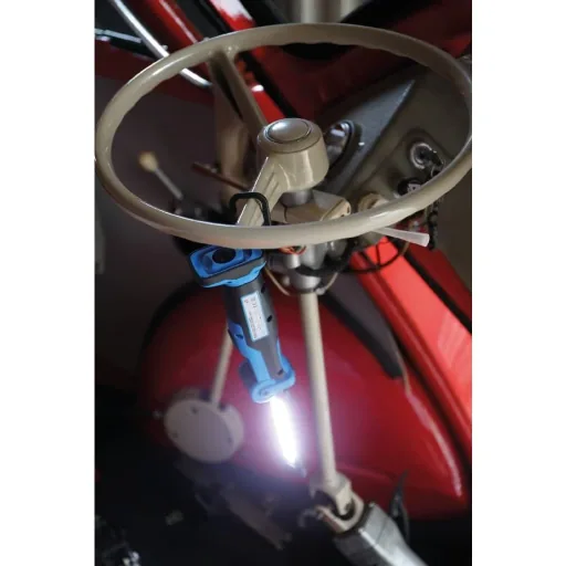 COB LED Lampe, Akku Knicklampe, Werkstattlampe Akku
