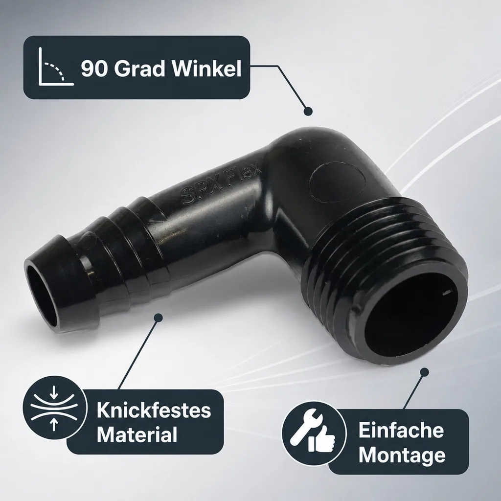 Winkel 90 Grad SPX Flex 3/4"