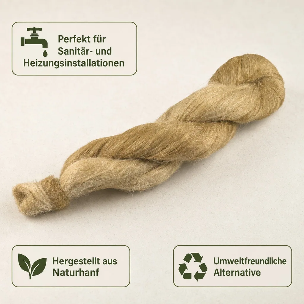 Dichthanf 180-200g, Hanf Dichtung, Gewinde abdichten