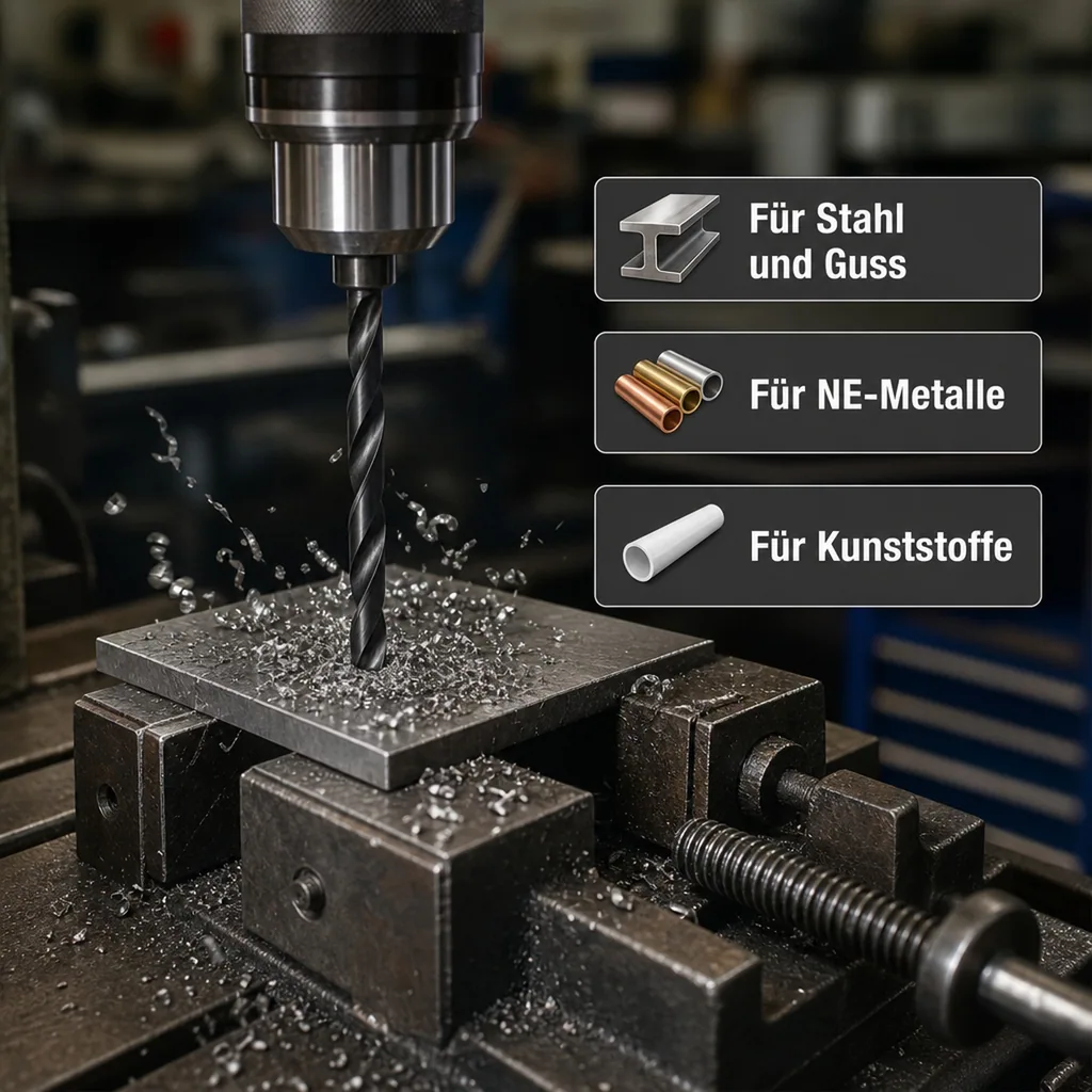 Metallbohrer 19mm, HSS-R Spiralbohrer, DIN 338 Bohrer