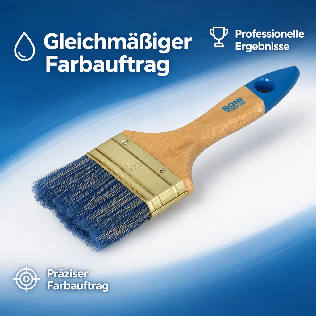 Ölfarben Pinsel, Flachpinsel, Lackierpinsel, 75mm