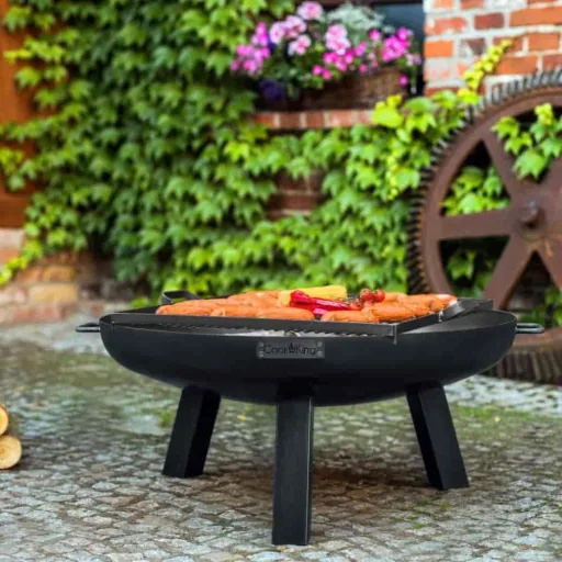 Feuerschale, Garten, 60 cm, Stahl Feuerschale