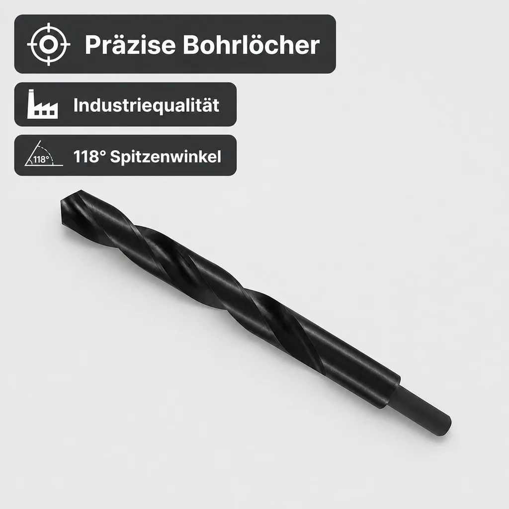 Spiralbohrer, HSS Bohrer, DIN 338, 11,5mm, reduzierter Schaft