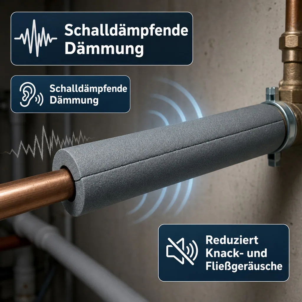 Rohrisolierungsband 1m, 22 mm x 9 mm, selbstklebend