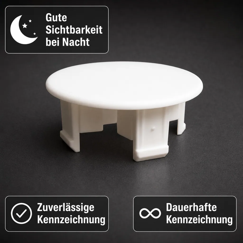 Rasengitter Markierung, Parkplatzmarkierung, weiß