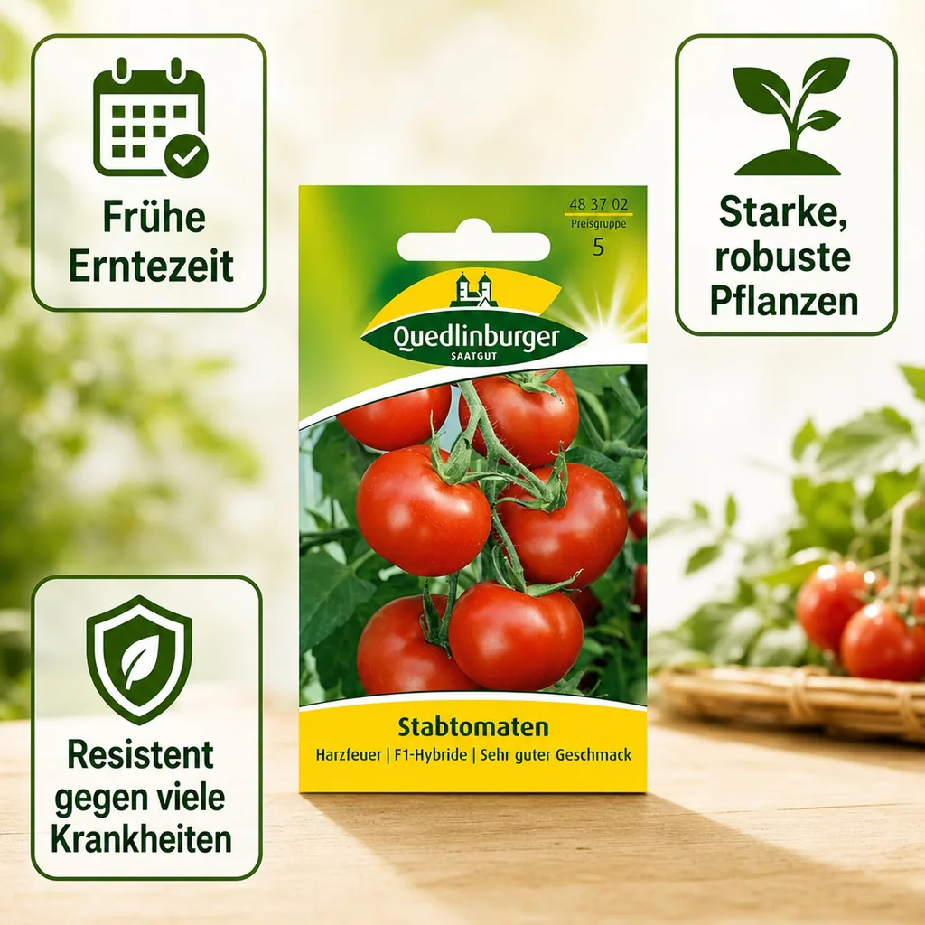Tomatensamen, Stabtomate Harzfeuer F1
