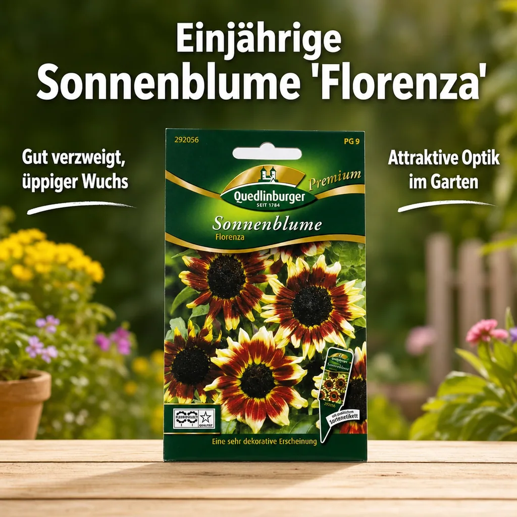Sonnenblumen kaufen, Sonnenblume Florenza, einjährige Sorte