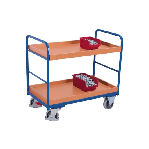 Etagenwagen hoch 5 Böden 250 kg Traglast Typ XL + EasySTOP