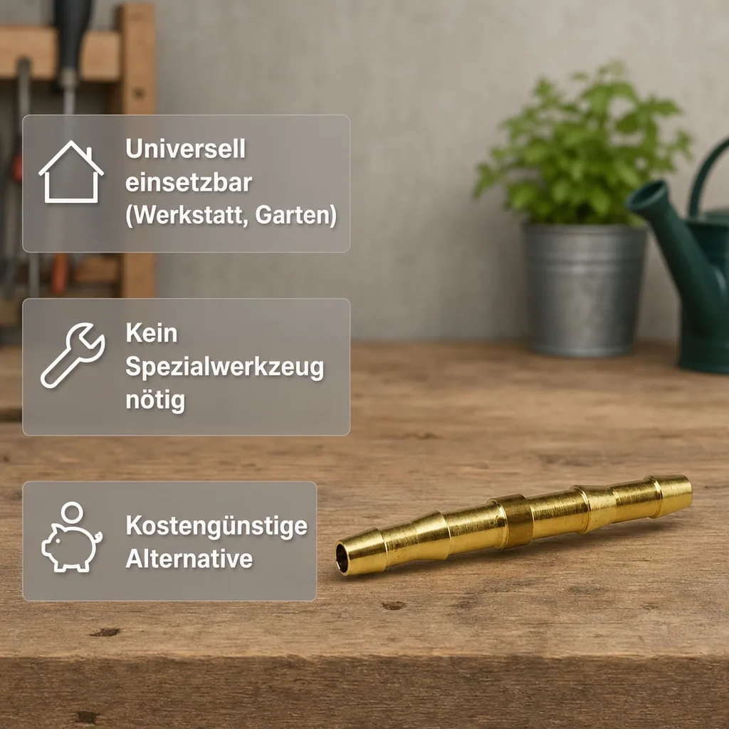 Druckluft Doppeltülle 9mm
