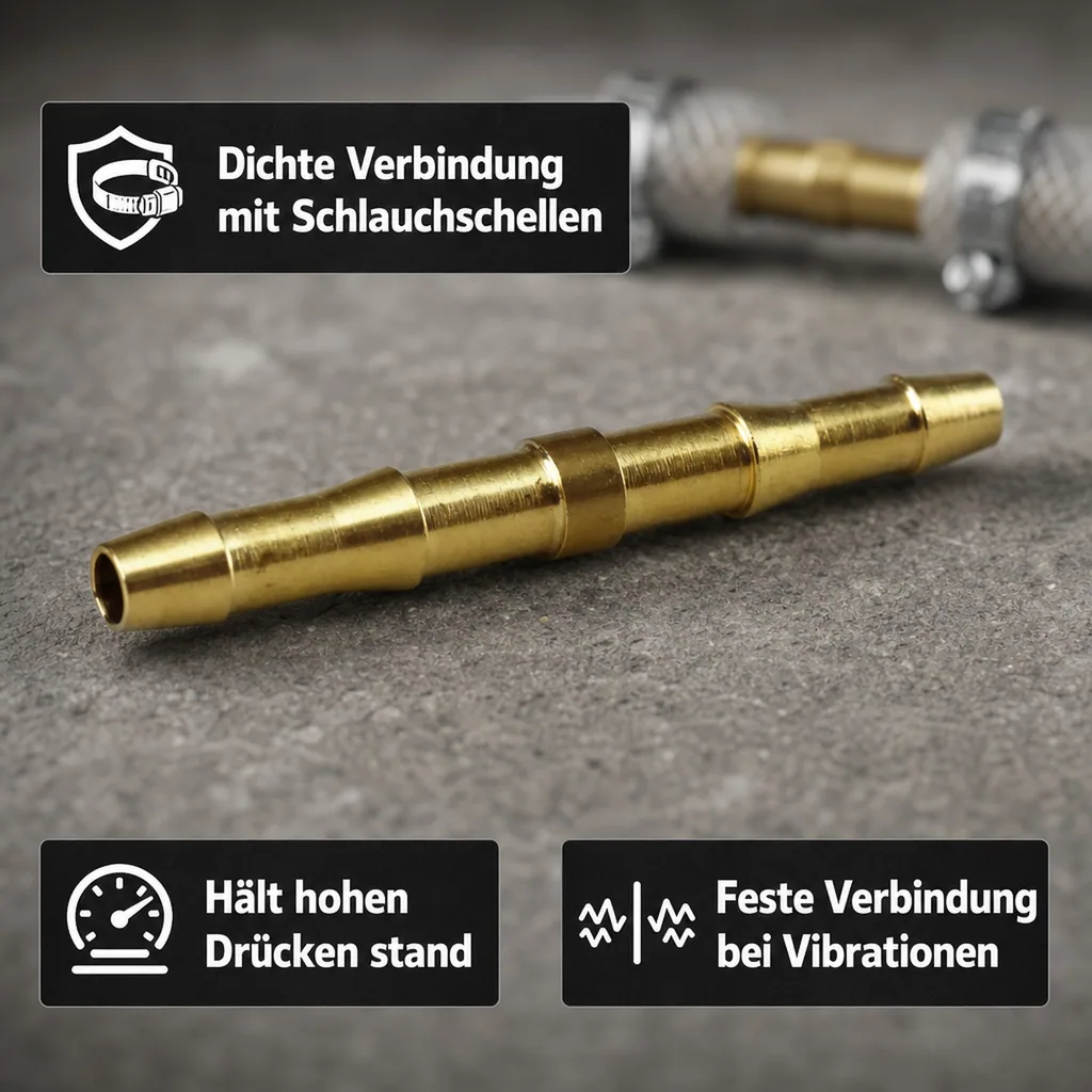 Druckluft Doppeltülle 9mm