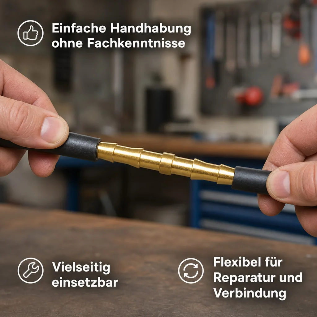 Druckluft Doppeltülle 9mm