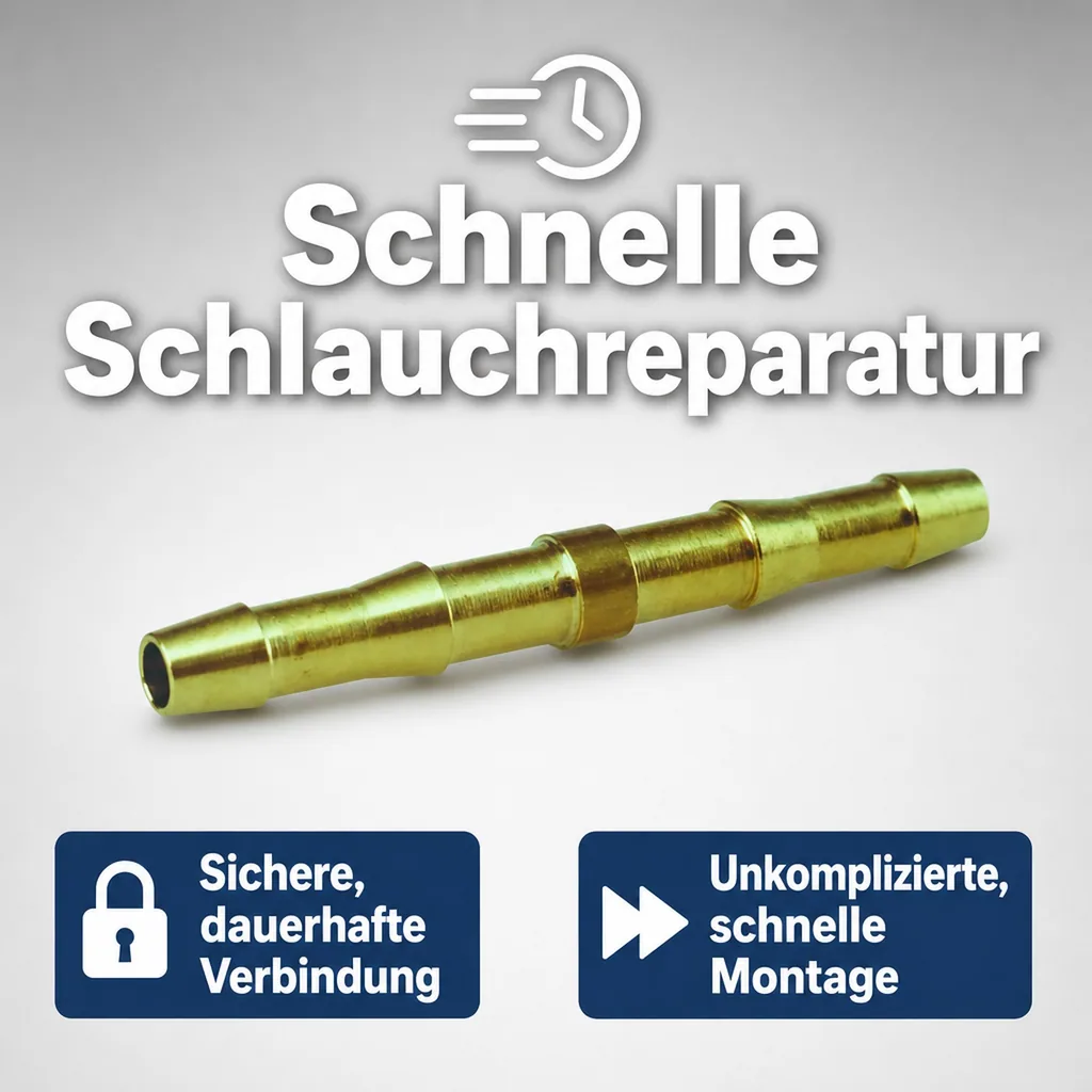 Druckluft Doppeltülle 9mm