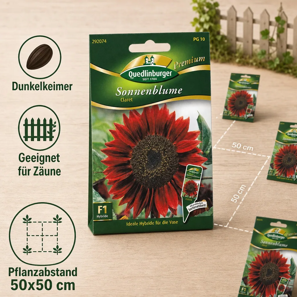 Sonnenblumen, Claret