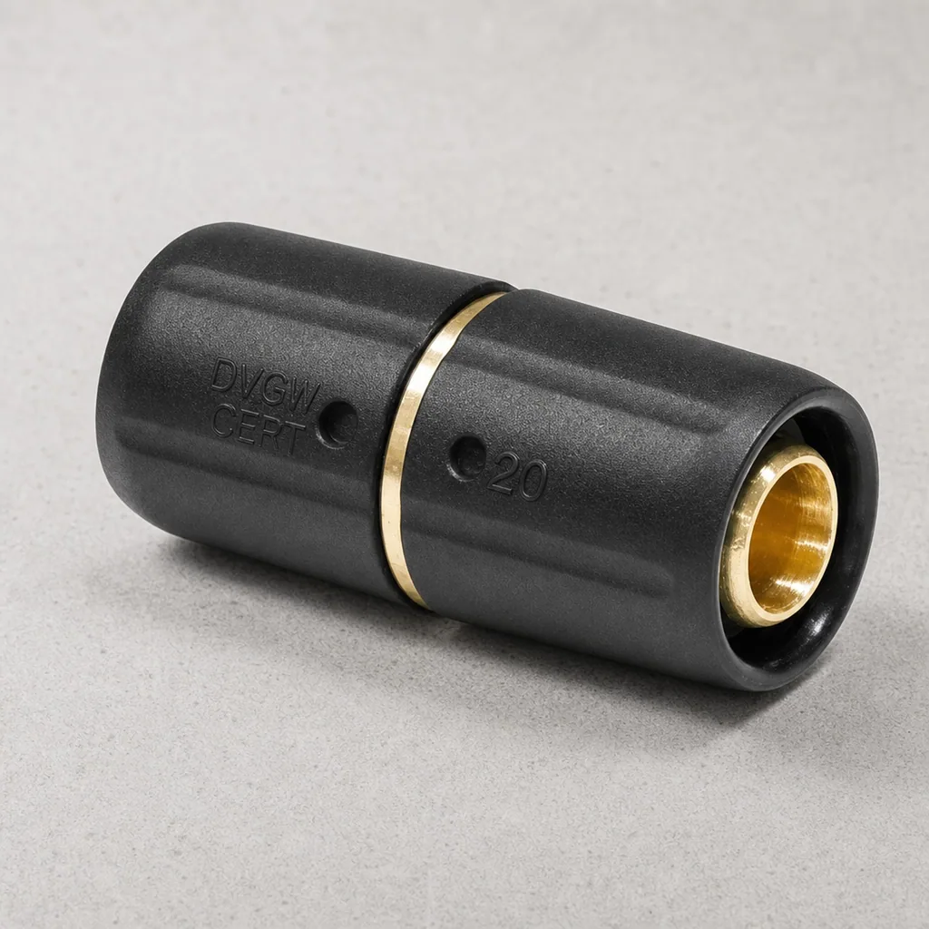 Steckfitting, Kupplung 20mm, Rohrkupplung