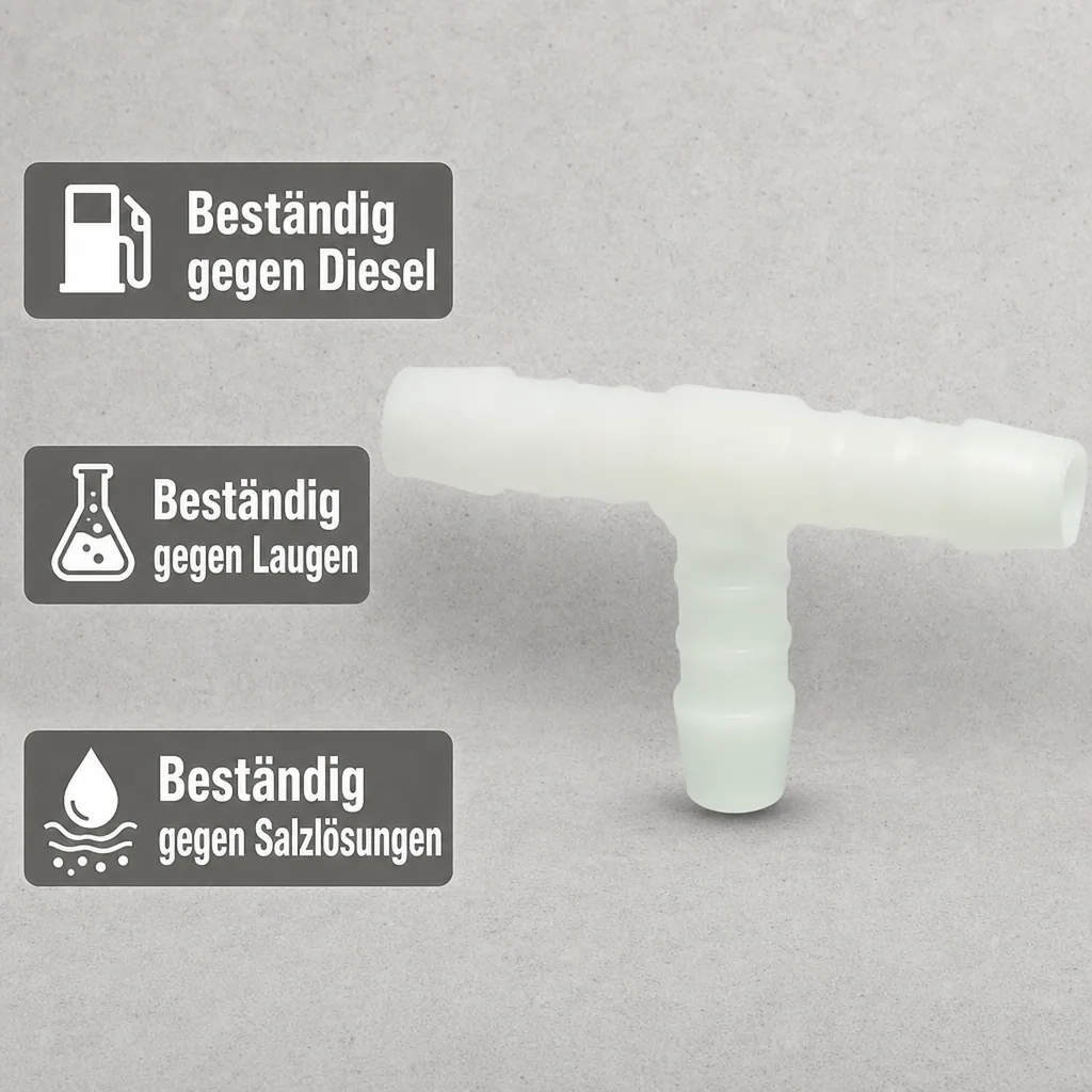 Schlauchverbinder Kunststoff T-Stück 5 mm