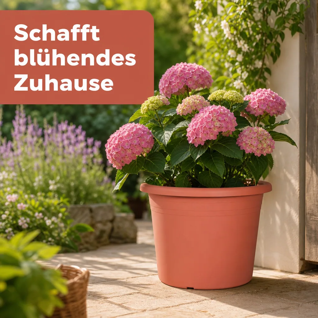 Blumentopf CYLINDRO ca. Ø 45 cm, 30 Liter, terracotta