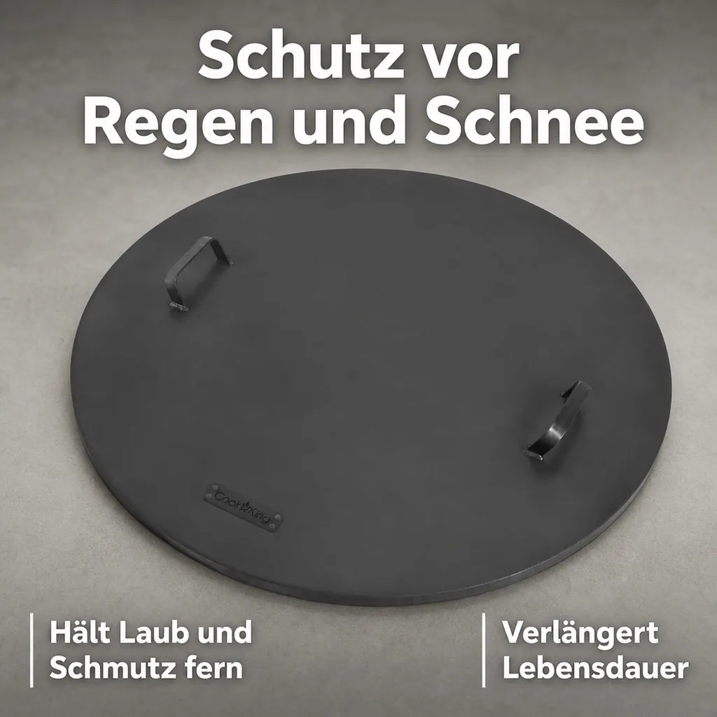 Feuerschalen Abdeckung, Deckel für Feuerschale 86,5cm, Feuerschale Deckel