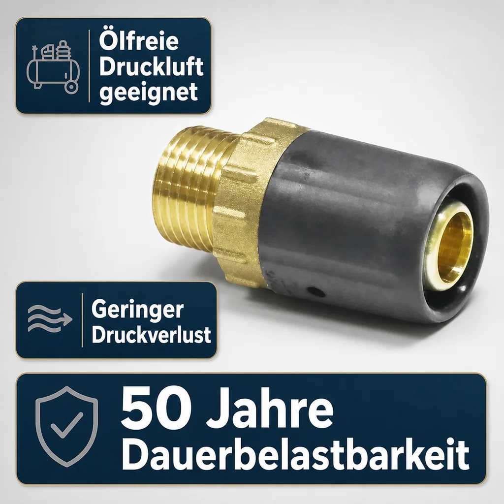 Steckfitting Übergang 20 x 2 auf 3/4" AG