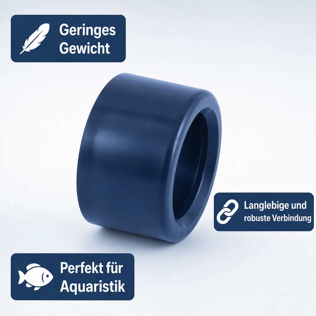 PVC - U Reduktion kurz 40 mm x 20 mm PN16