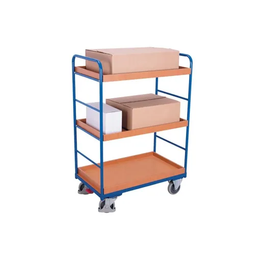 Etagenwagen, Servierwagen hoch, 3 Tabletts, 250 kg Traglast