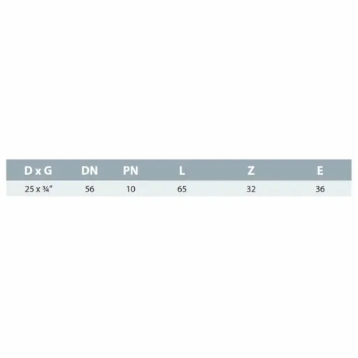 PP PE Rohr Verschraubung 90° Wandhalterung 25 x 3/4" IG