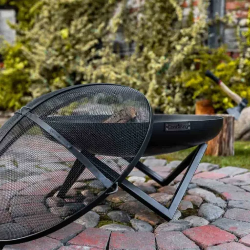 Feuerschale 70 cm, Garten, Stahl, Feuerkorb
