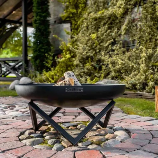 Feuerschale 70 cm, Garten, Stahl, Feuerkorb
