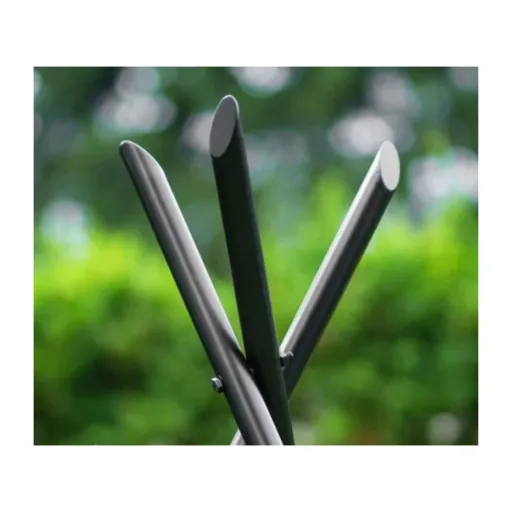 Schwenkgrill, Dreibein Grill, Gartengrill, 210cm, Grillrost 80cm, Naturstahl