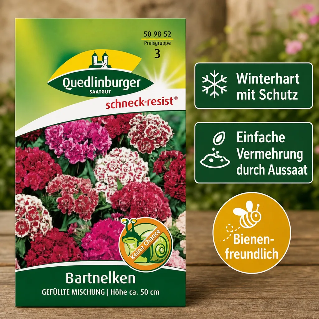 Bartnelke, Gefüllte Mischung, Bunte Blumenmischung