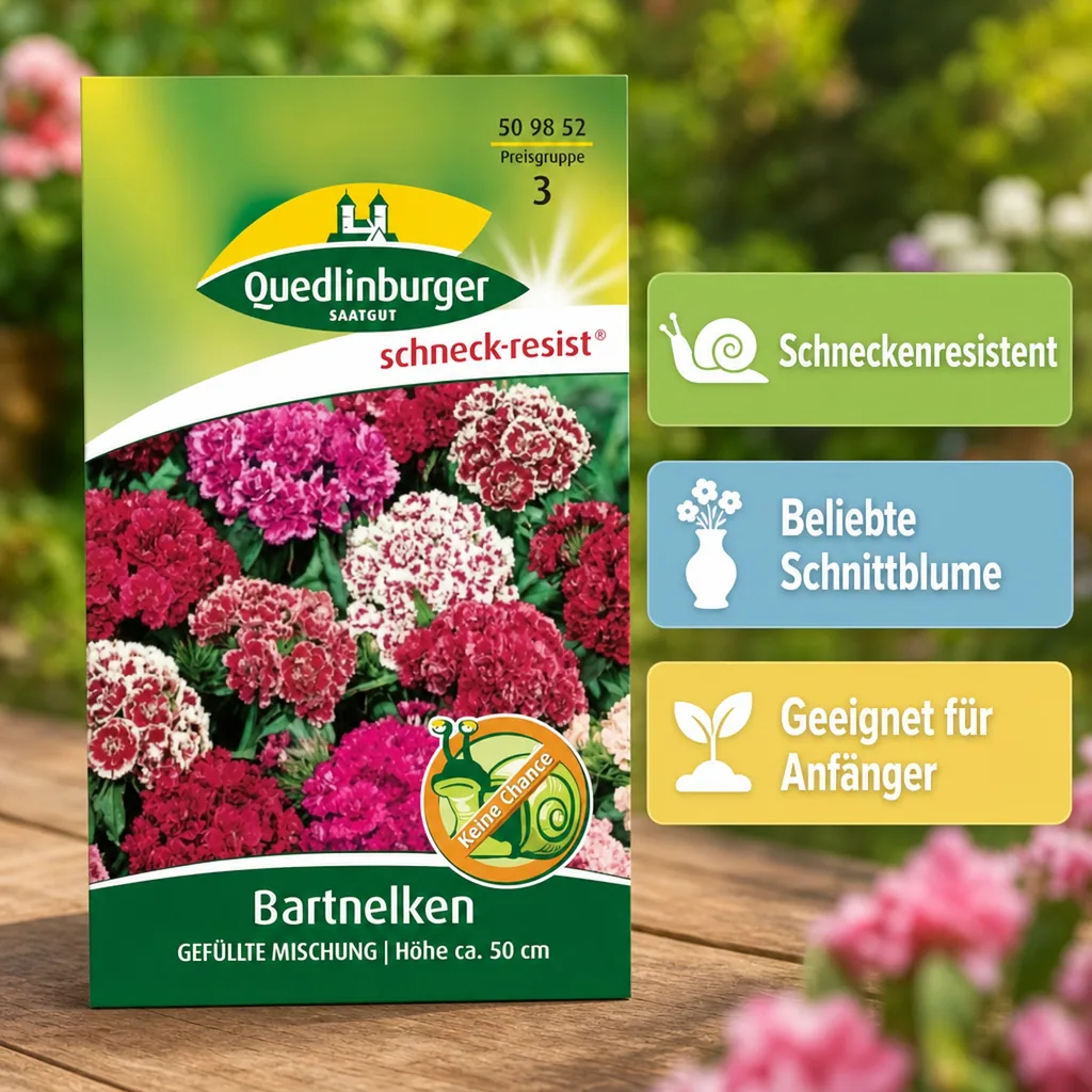 Bartnelke, Gefüllte Mischung, Bunte Blumenmischung