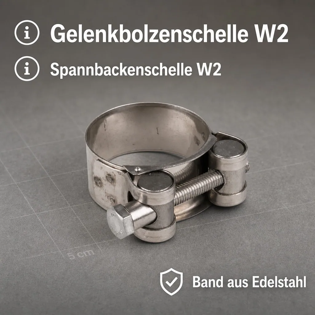 W2 Spannbacken-/ Gelenkbolzschellen 36-39mm